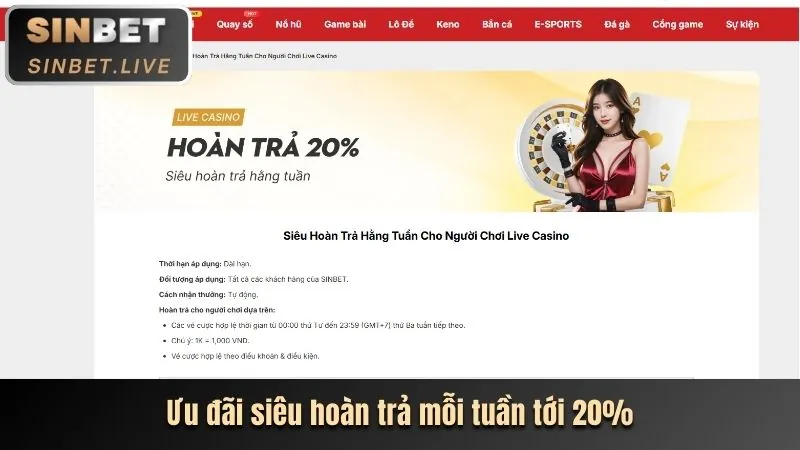 Giới hạn nạp tiền và đặt cược